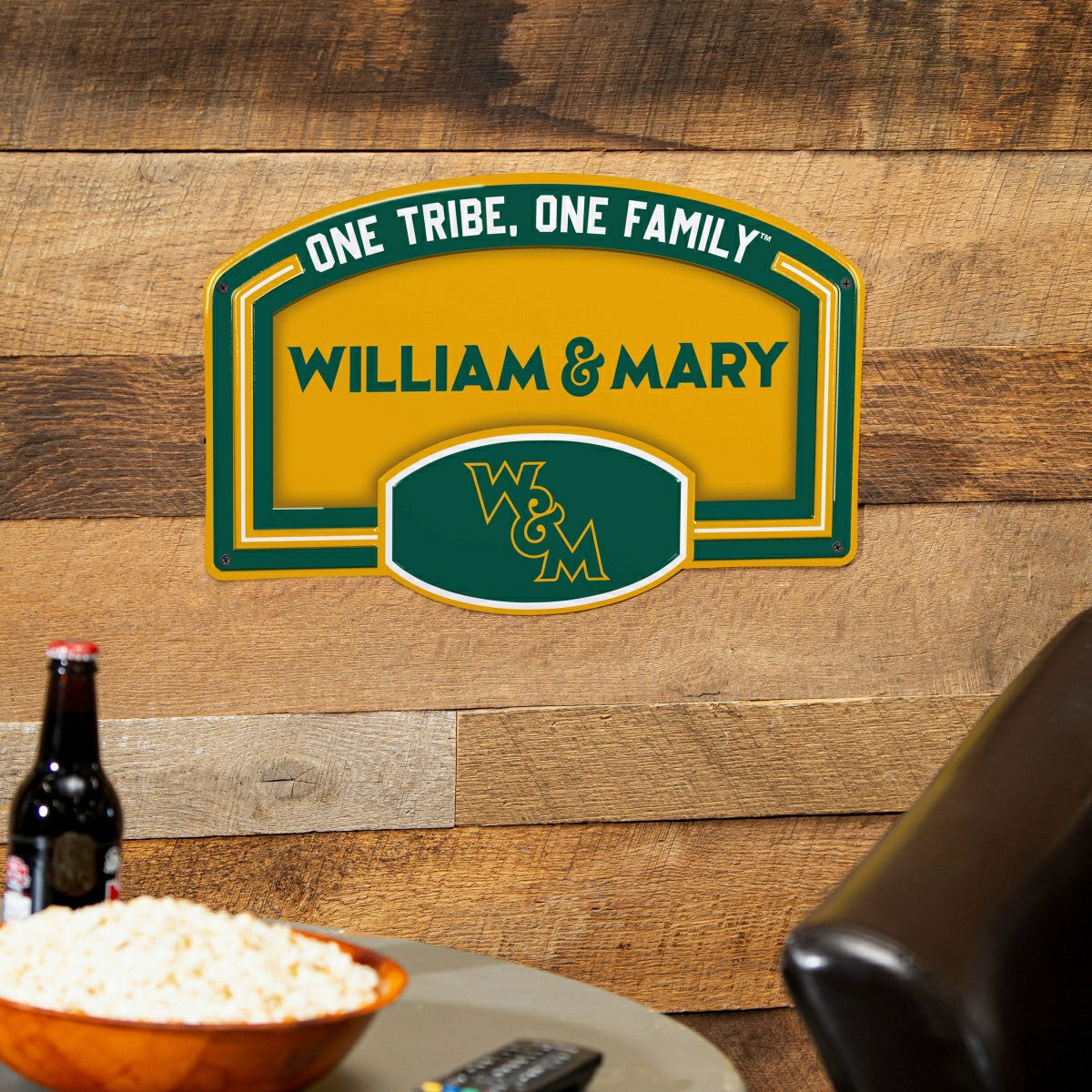 William & Mary USA Embossed Steel Wall Sign, 11" x 17", Collegiate, Home