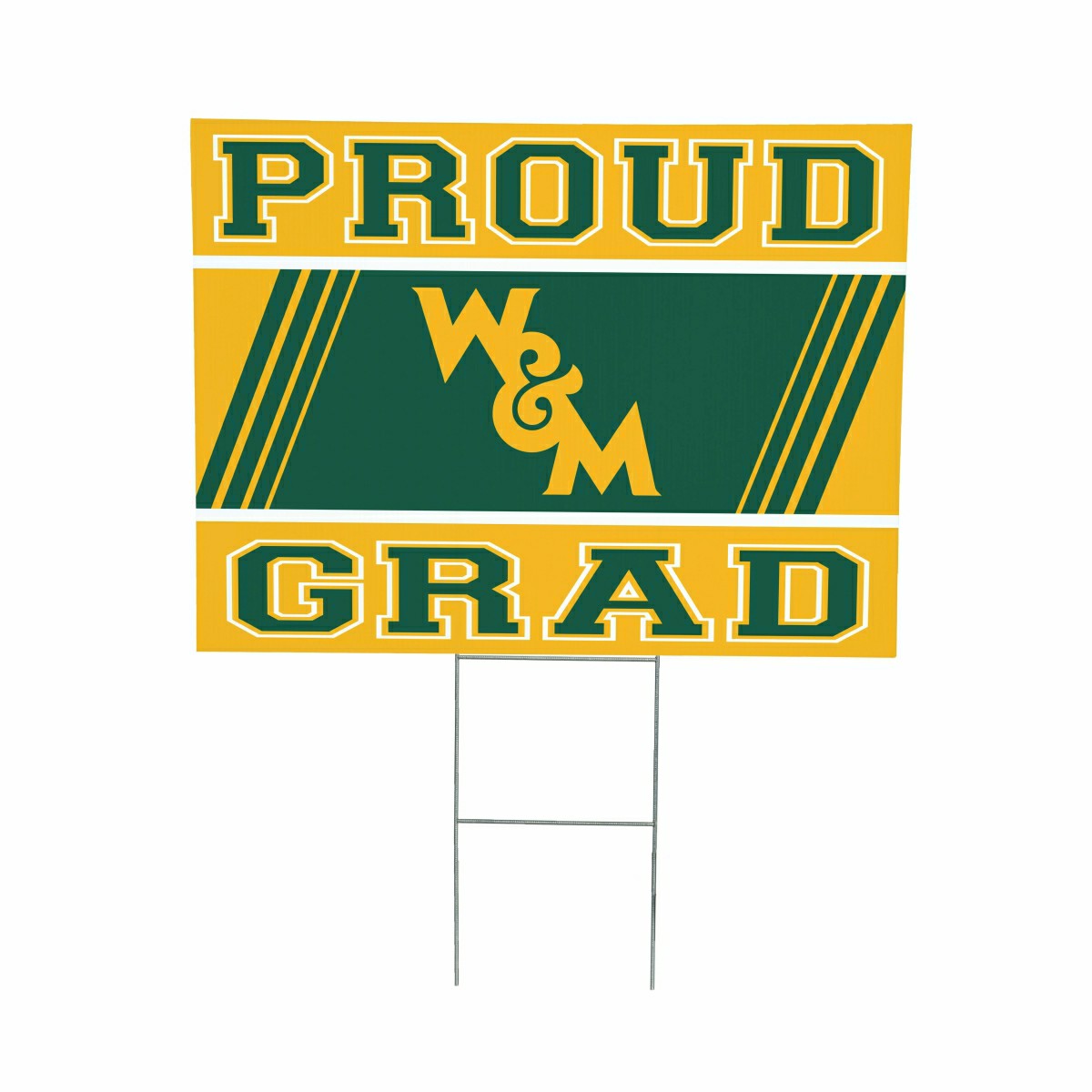 William & Mary Coroplast Yard Sign Graduate, Collegiate, Home