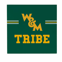 William & Mary Wood Wall Sign, 12x12, Collegiate, Home