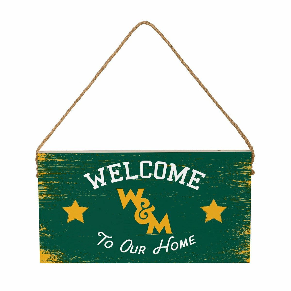 William & Mary Wood Wall Sign, 6x11, Collegiate, Home