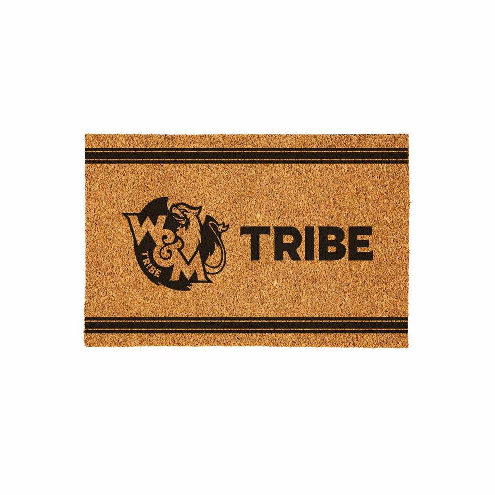 William & Mary Large One Color Coir Mat, 36"x24", Collegiate