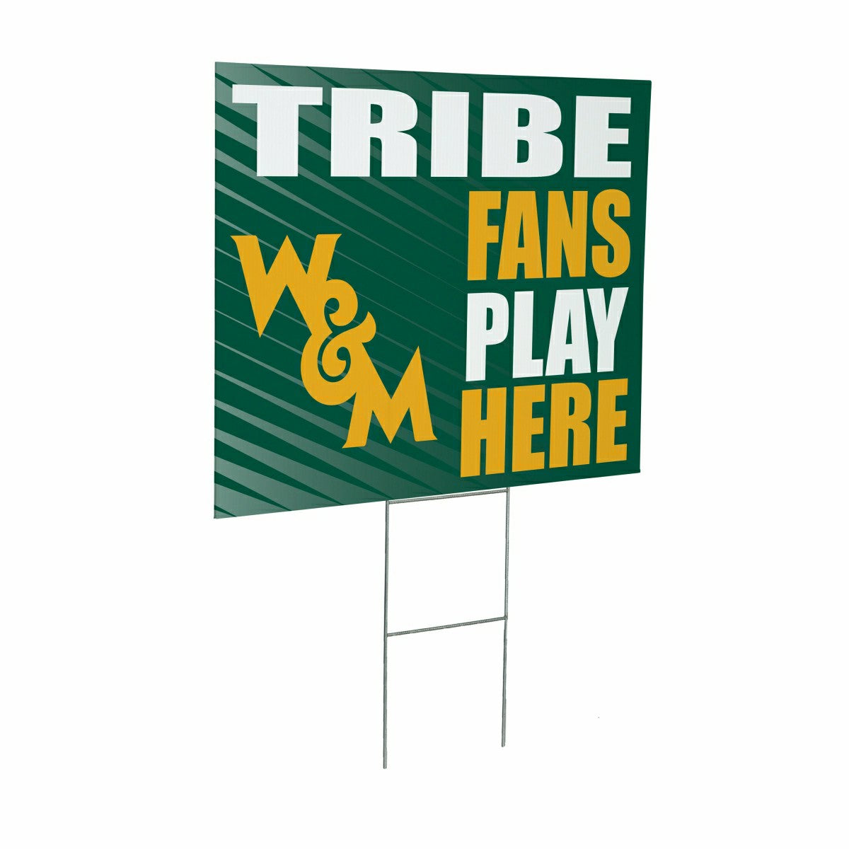William & Mary Coroplast Yard Sign "Fans Play Here", Collegiate, Home
