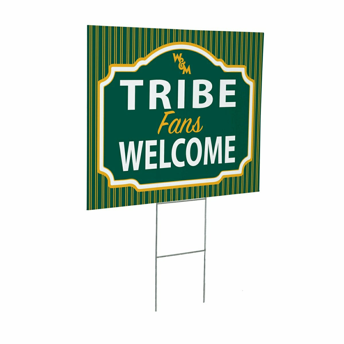 William & Mary Coroplast Yard Sign, "Fans Welcome", Collegiate, Home