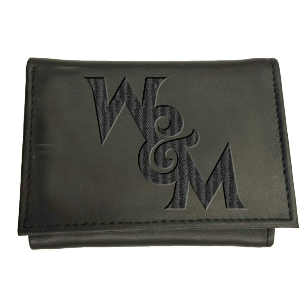 William & Mary, Tri-Fold Wallet, Black, Collegiate, Home