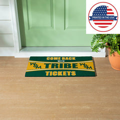 28" x 16" PVC Trapper Mat, Come Back with Tickets, William & Mary, Collegiate