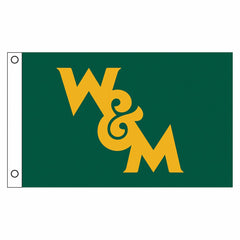 William & Mary Single Sided Flag w/ 2 Grommets, 3'x5', Collegiate, Home