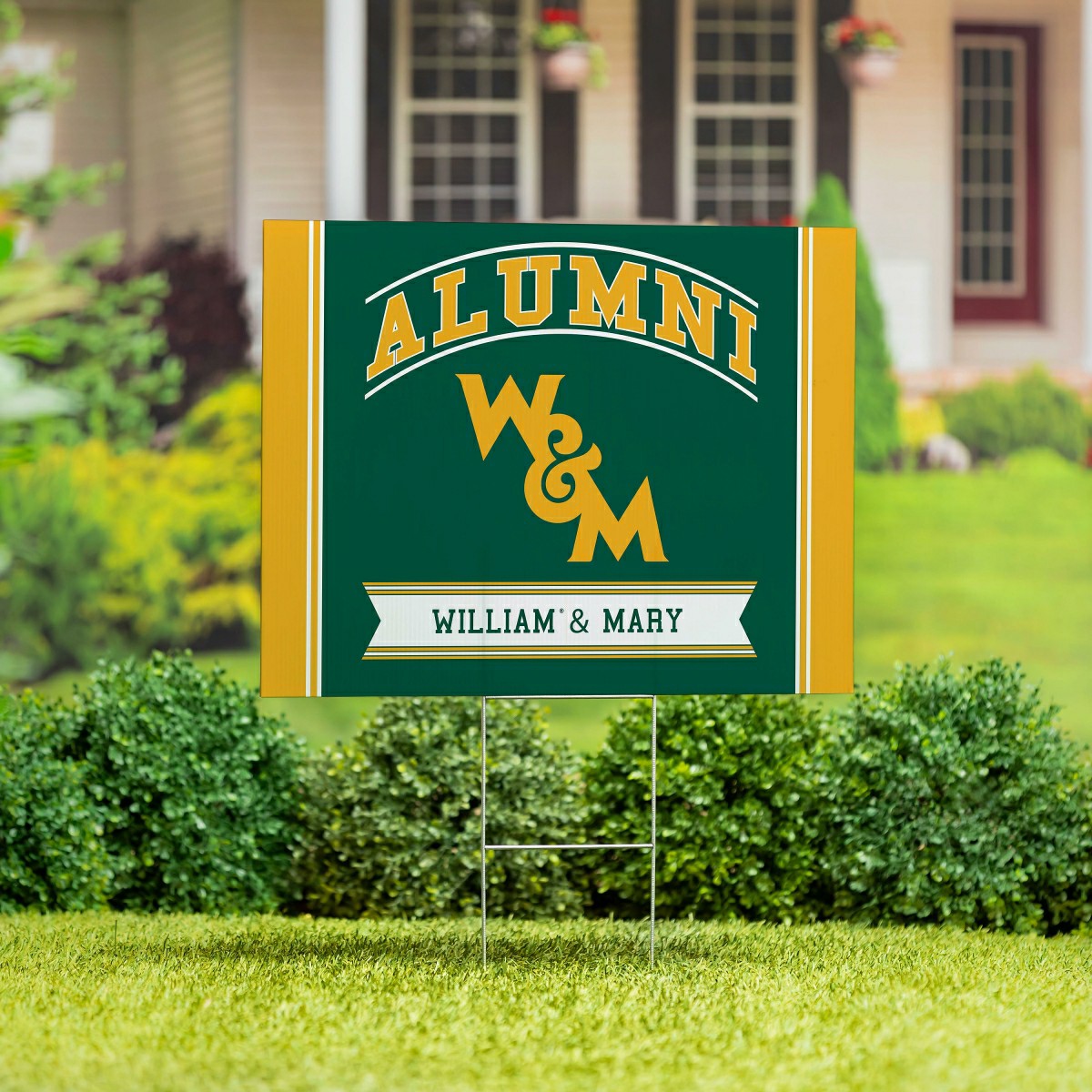 William & Mary Coroplast Yard Sign Alumni, Collegiate, Home