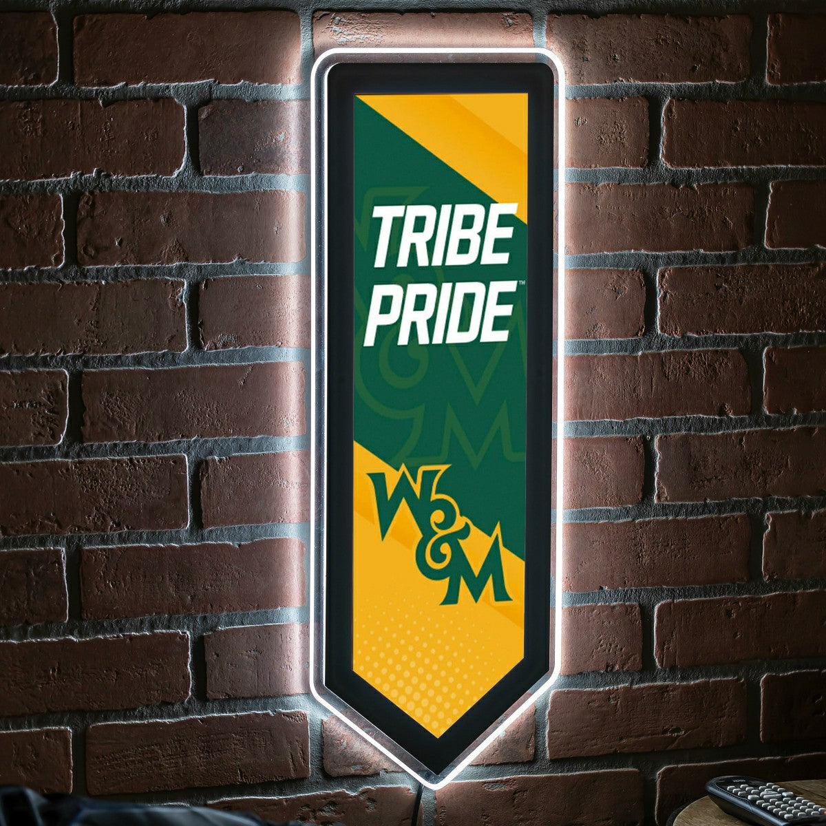 LED Wall Decor, Pennant, William & Mary, Collegiate, Home