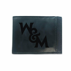 Front Pocket Wallet w/ RFID Blocking, William & Mary, Black, Collegiate, Home