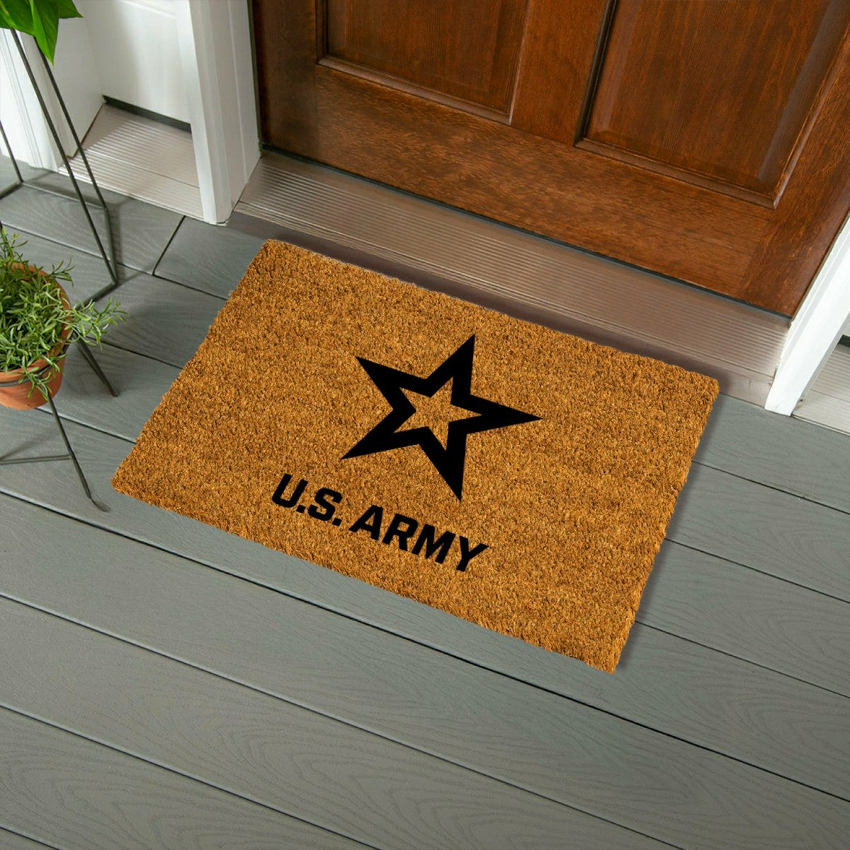 Coir Mat, 16"x28", US Army, US Military