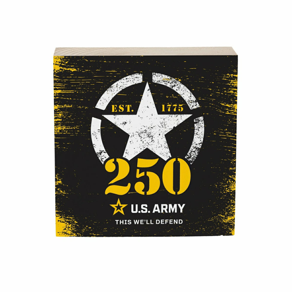 US Army, 250th Anniversary Plock, Down Home Fans, 6x6, US Military, Home