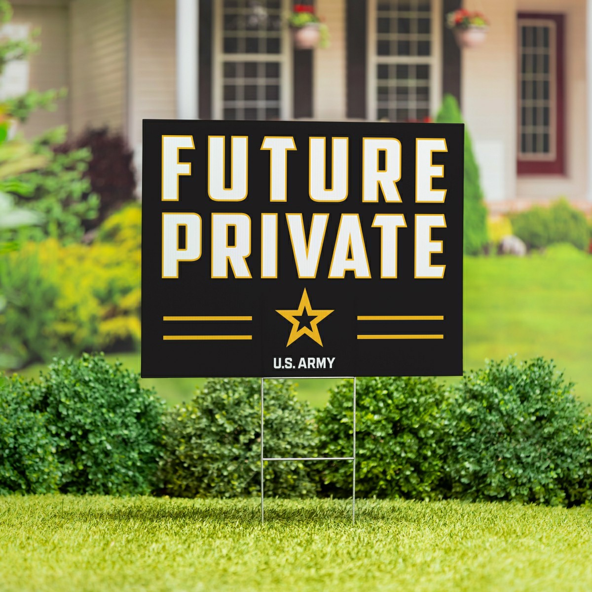 US Army Coroplast Yard Sign, US Military, Home