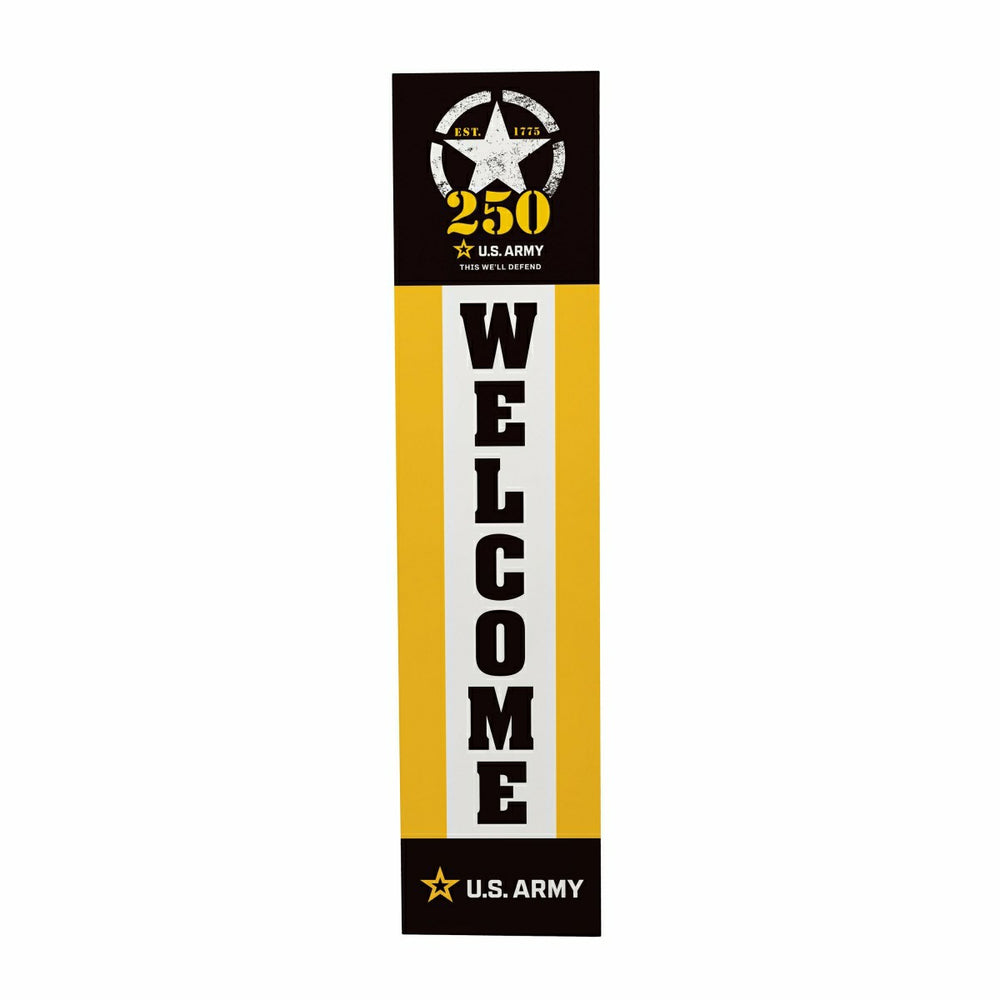 US Army, 250th Anniversary Large Single Sided Leaner, 47", US Military, Home
