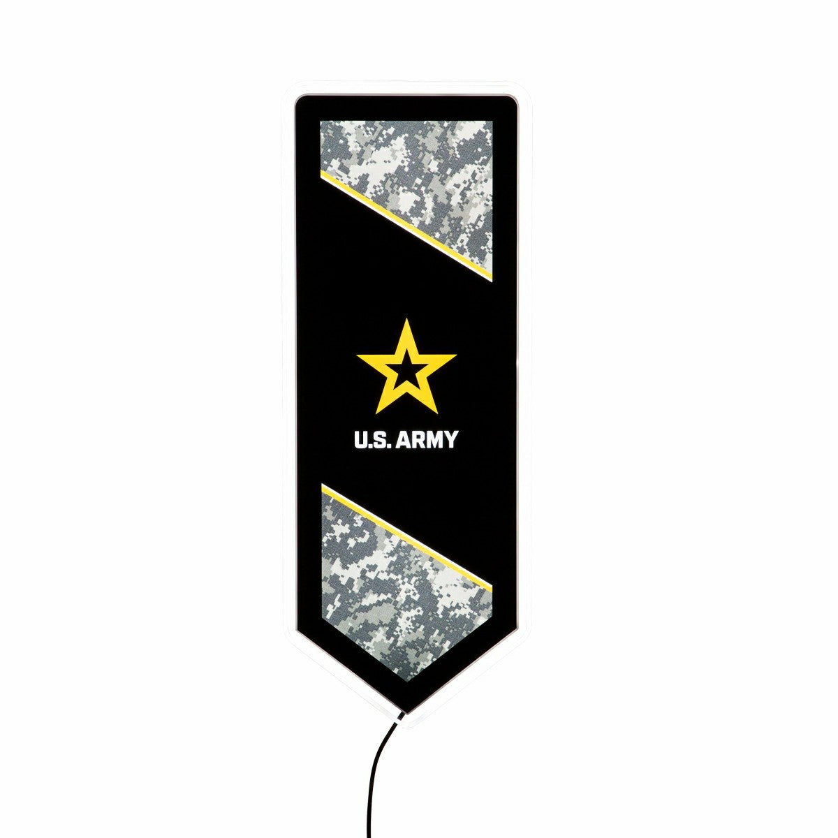 US Army Military Pennant Glazelite LED Decor, US Military, Home