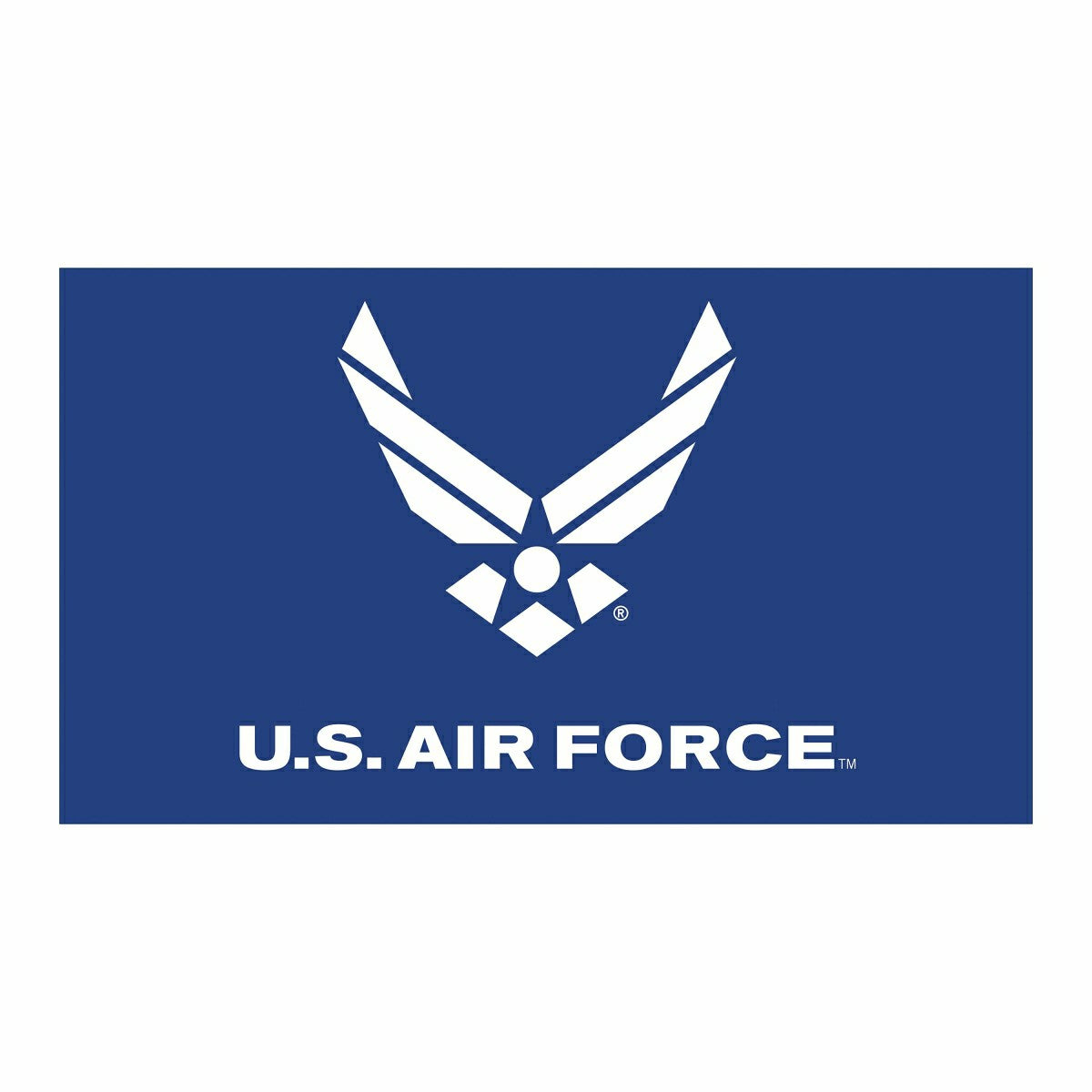 US Air Force Full Color PVC Mat, 16" x 28", US Military