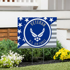 US Air Force Coroplast Yard Sign, US Military, Home