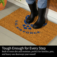 Coir Mat, 16"x28", US Air Force, US Military