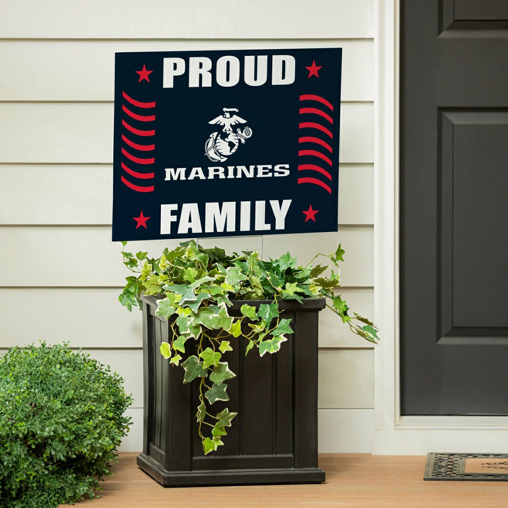 US Marine Corps Coroplast Yard Sign, US Military, Home