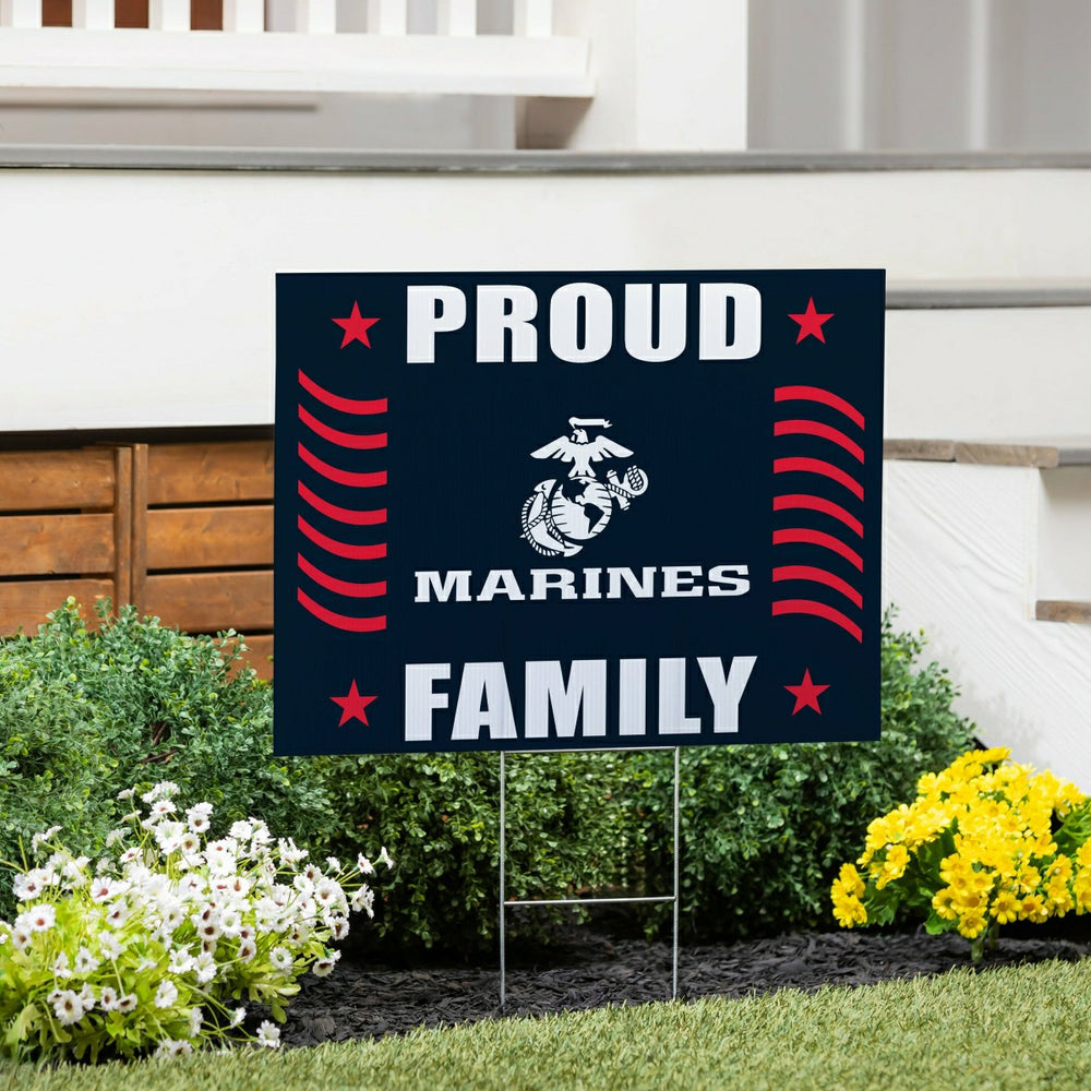 US Marine Corps Coroplast Yard Sign, US Military, Home