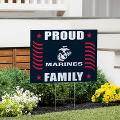 US Marine Corps Coroplast Yard Sign, US Military, Home