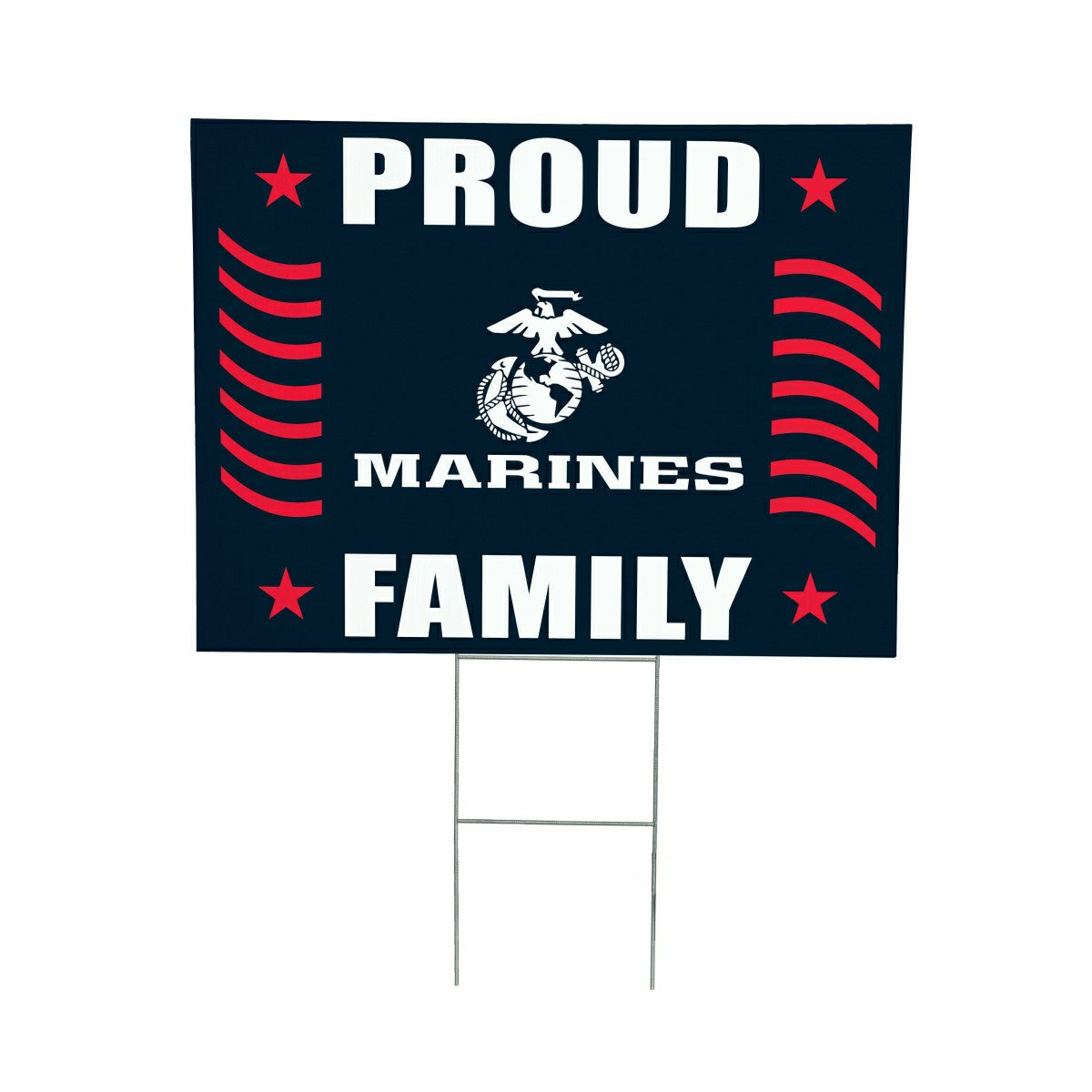 US Marine Corps Coroplast Yard Sign, US Military, Home