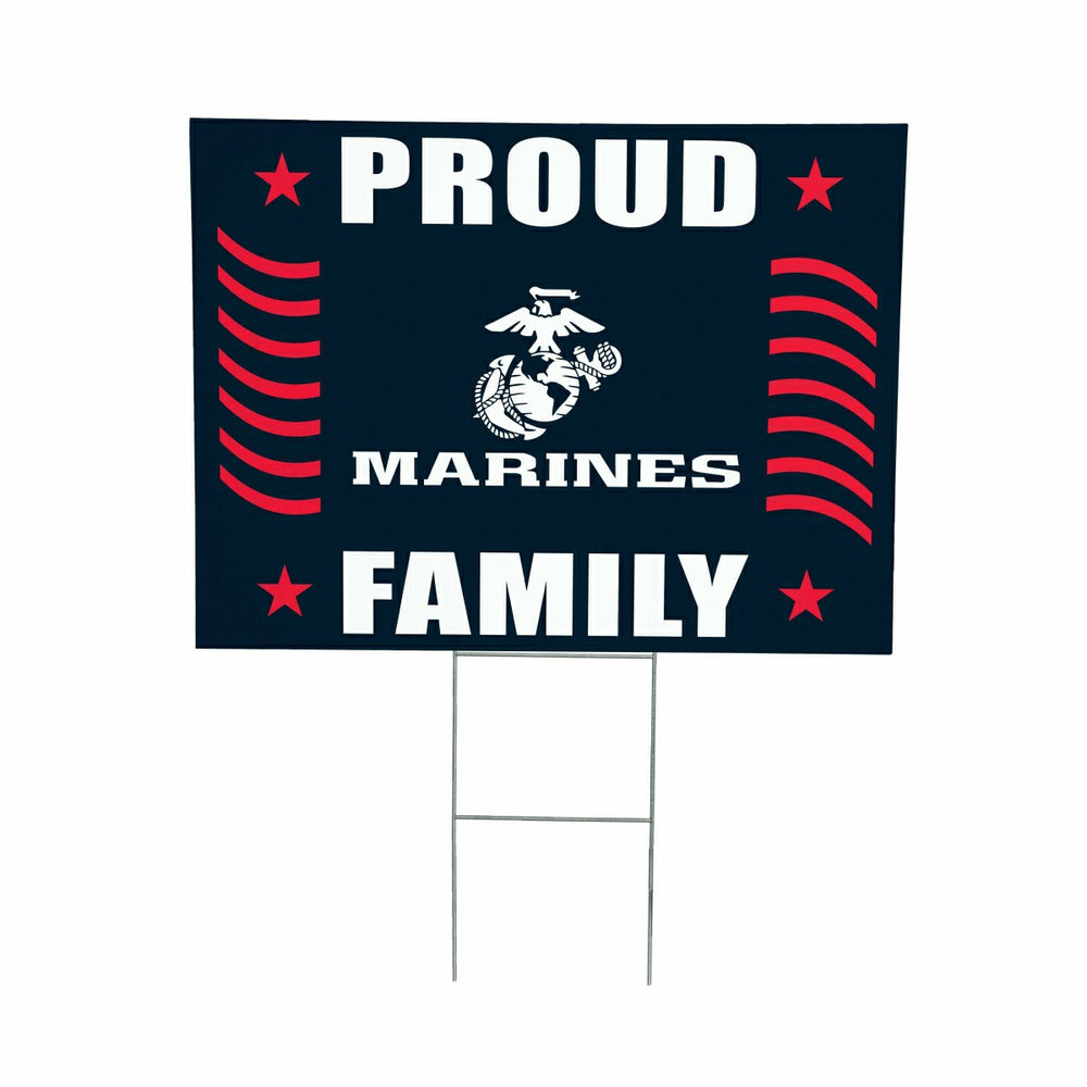US Marine Corps Coroplast Yard Sign, US Military, Home