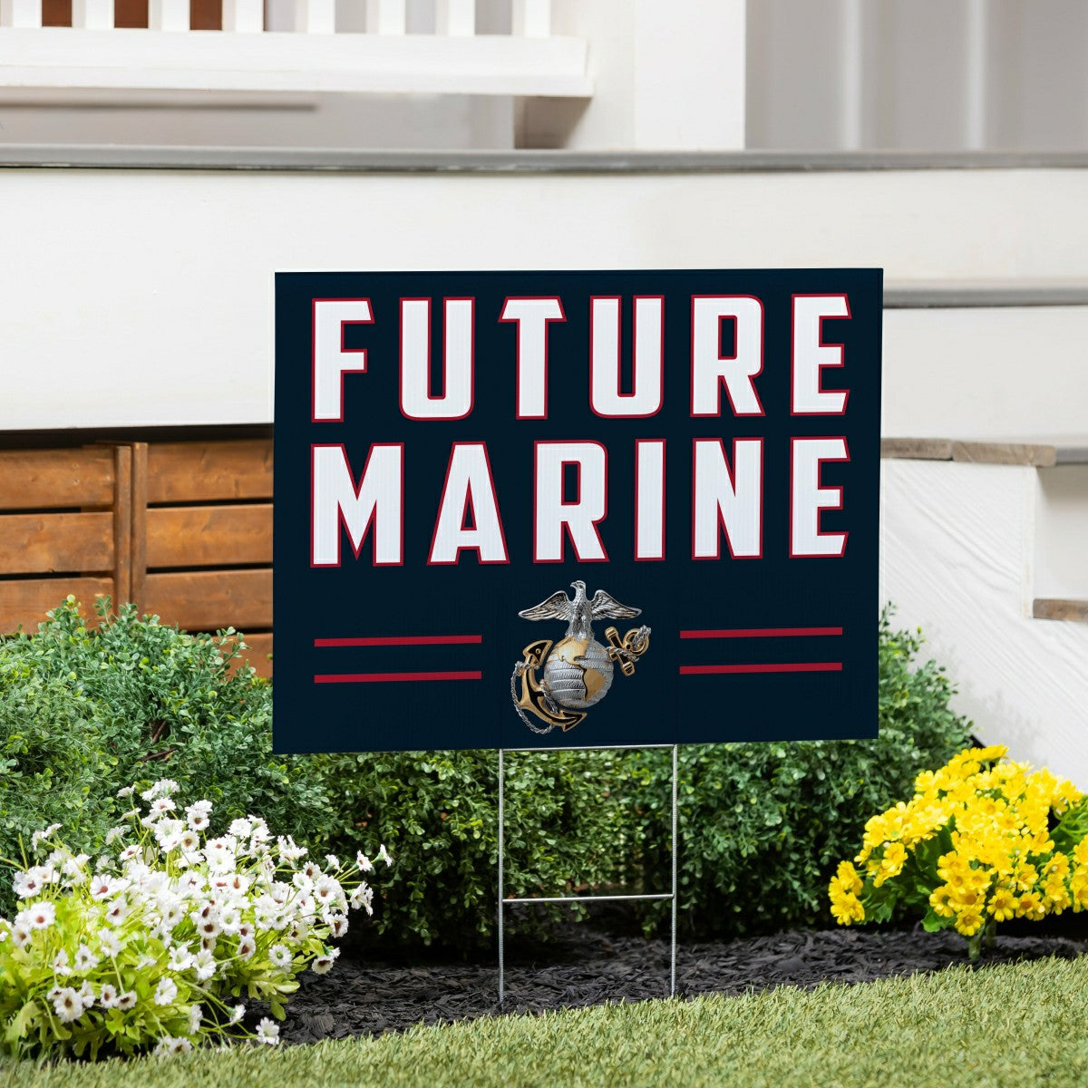 US Marine Corps Coroplast Yard Sign, US Military, Home