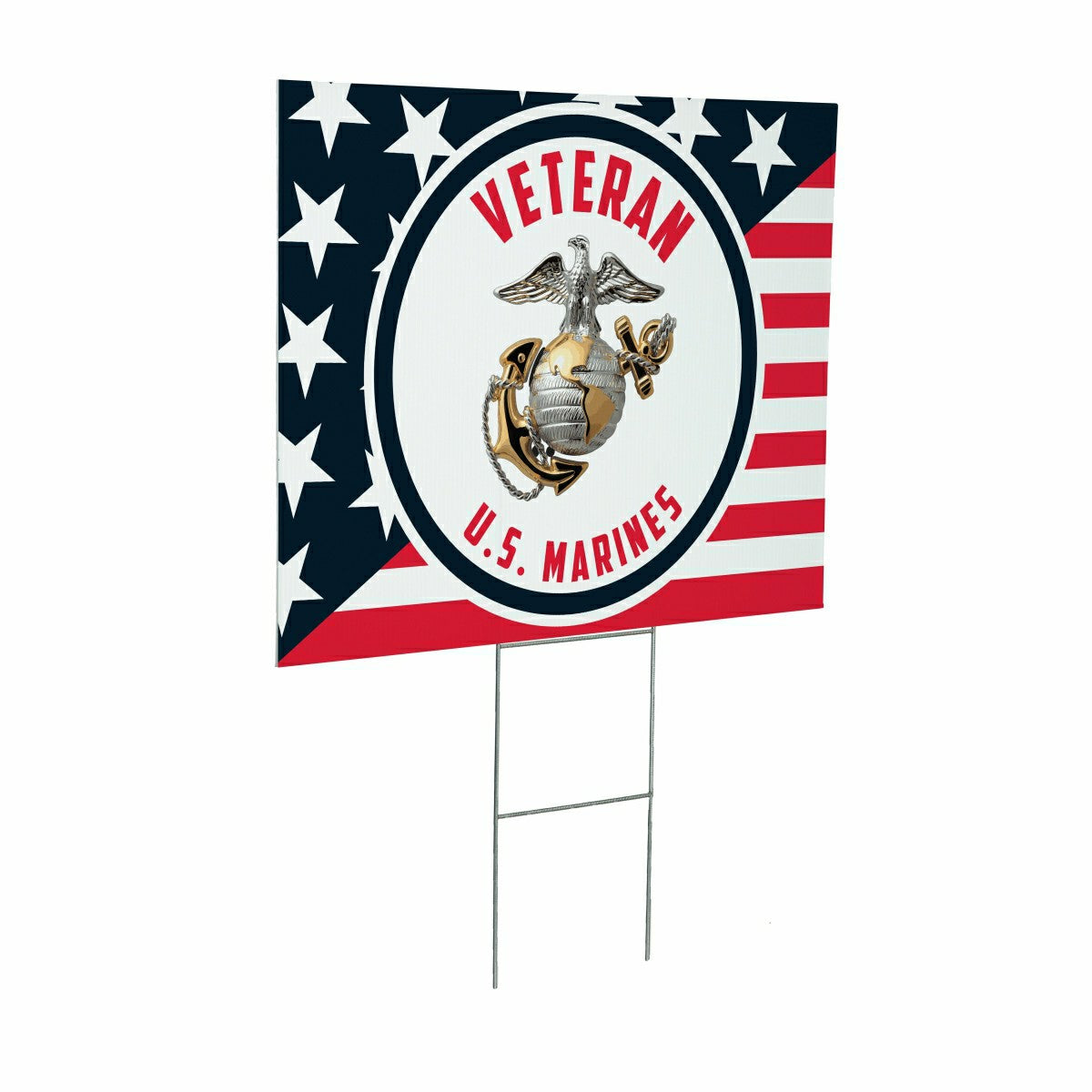 US Marine Corps Coroplast Yard Sign, US Military, Home