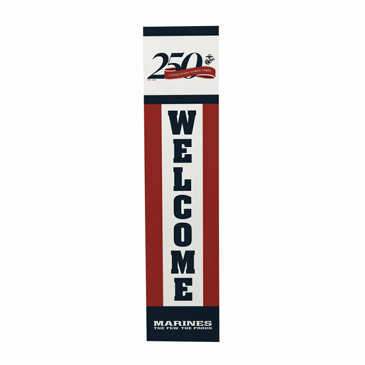 US Marine Corps, 250th Anniversary Large Single Sided Leaner, 46", US Military, Home
