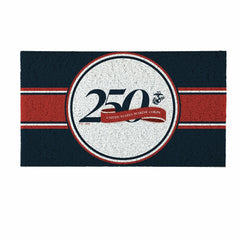 28" x 16" PVC Trapper Mat, US Marine Corps, 250th Anniversary, US Military