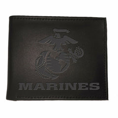 US Marine Corps, Bi-Fold Wallet, Black, US Military, Home
