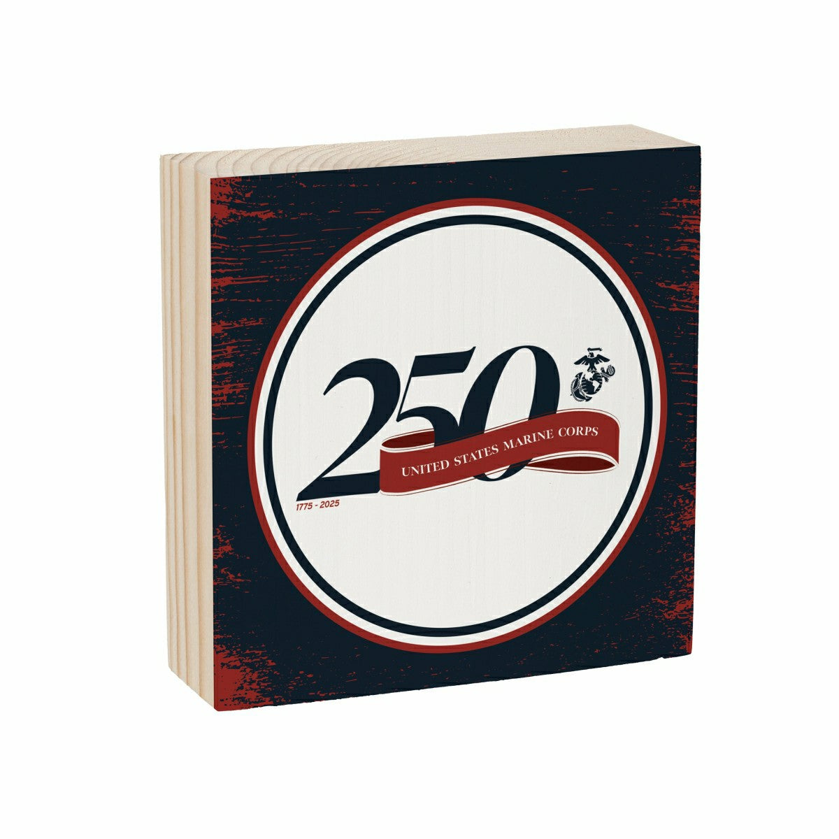 US Marine Corps, 250th Anniversary Plock, Down Home Fans, 6x6, US Military, Home