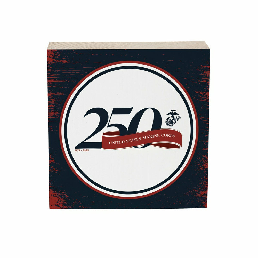 US Marine Corps, 250th Anniversary Plock, Down Home Fans, 6x6, US Military, Home