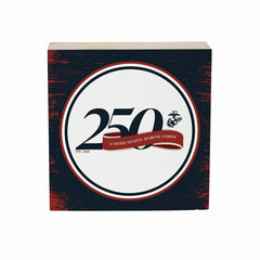 US Marine Corps, 250th Anniversary Plock, Down Home Fans, 6x6, US Military, Home