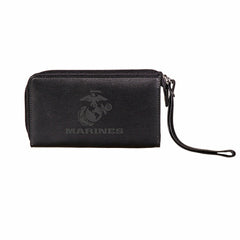 US Marine Corps Black Wristlet Wallet, US Military, Home