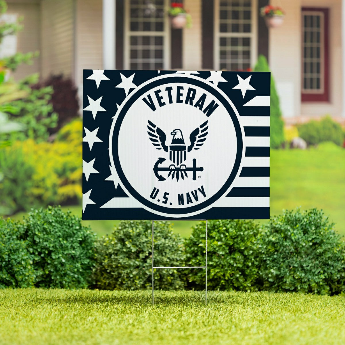 US Navy Coroplast Yard Sign, US Military, Home