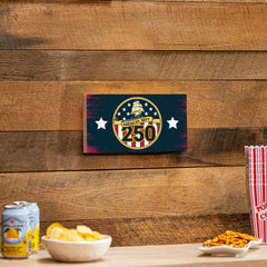 US Navy, 250th Anniversary Wood Wall Sign, 6x11, US Military