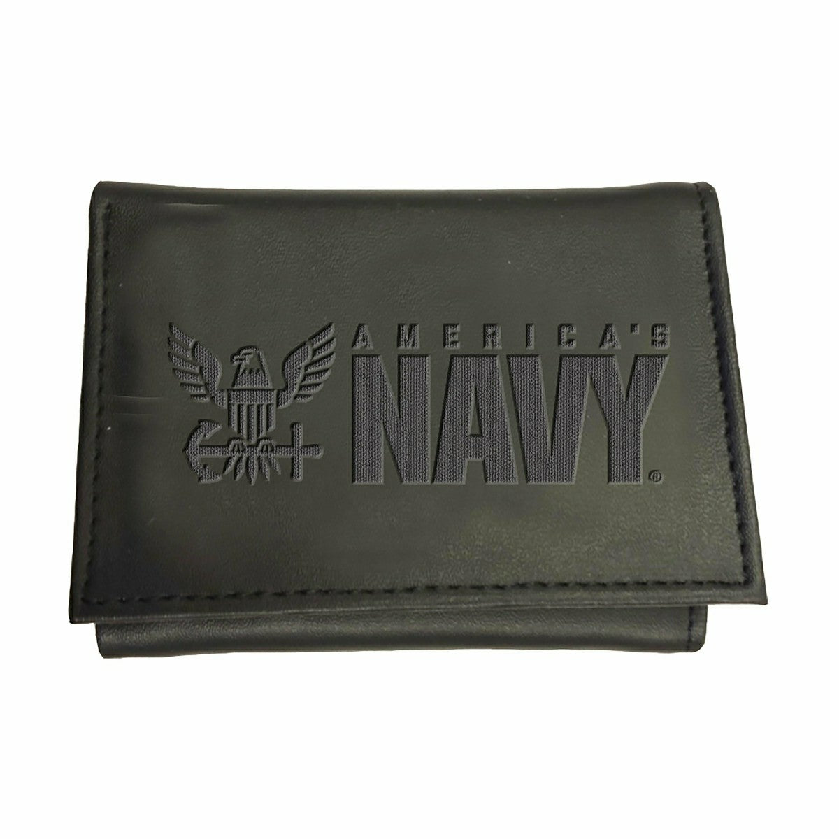 US Navy, Tri-Fold Wallet, Black, US Military