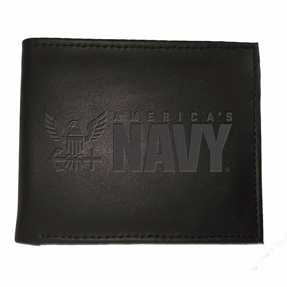 US Navy, Bi-Fold Wallet, Black, US Military