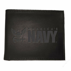 US Navy, Bi-Fold Wallet, Black, US Military
