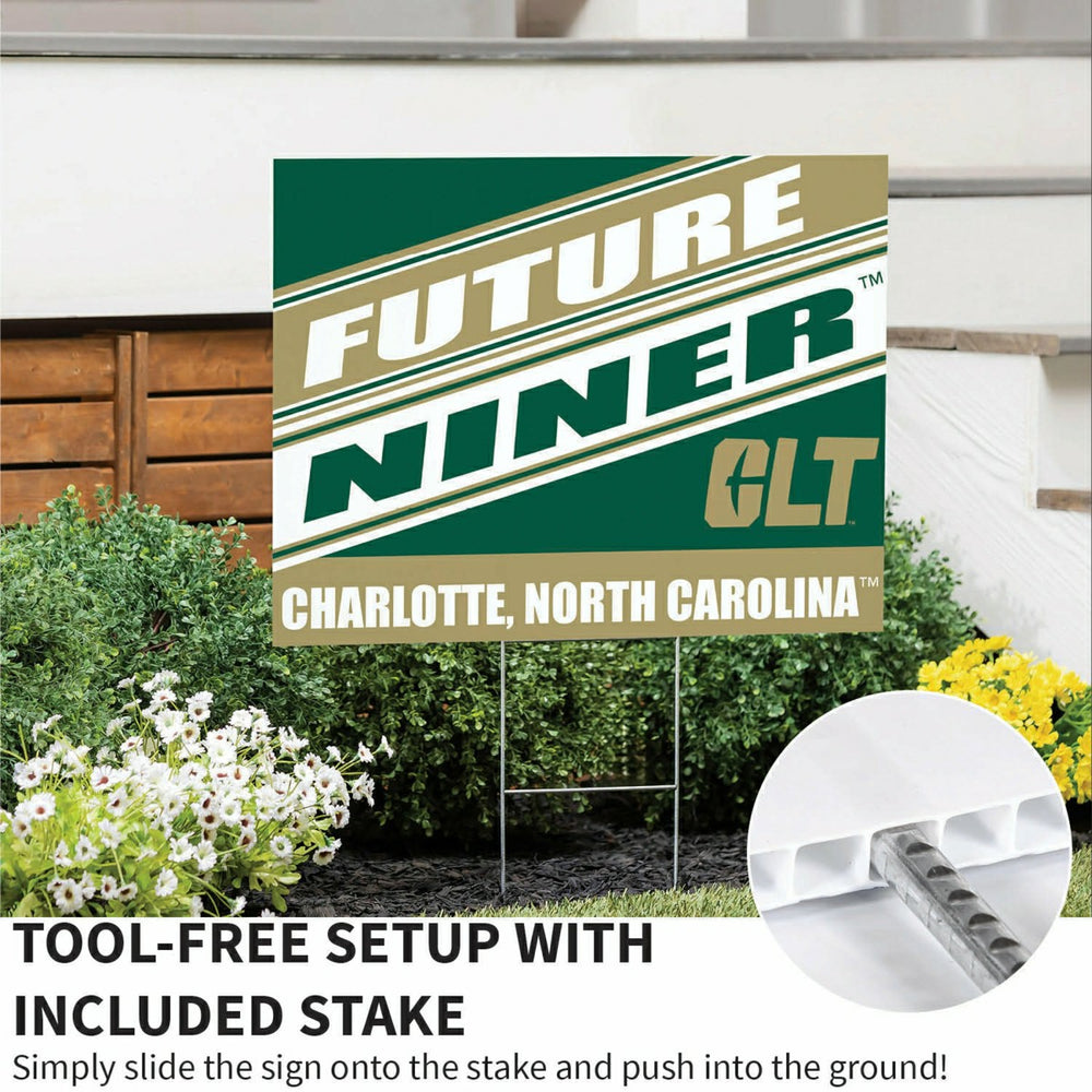 University of North Carolina/Charlotte Coroplast Yard Sign, Future Stu, Home
