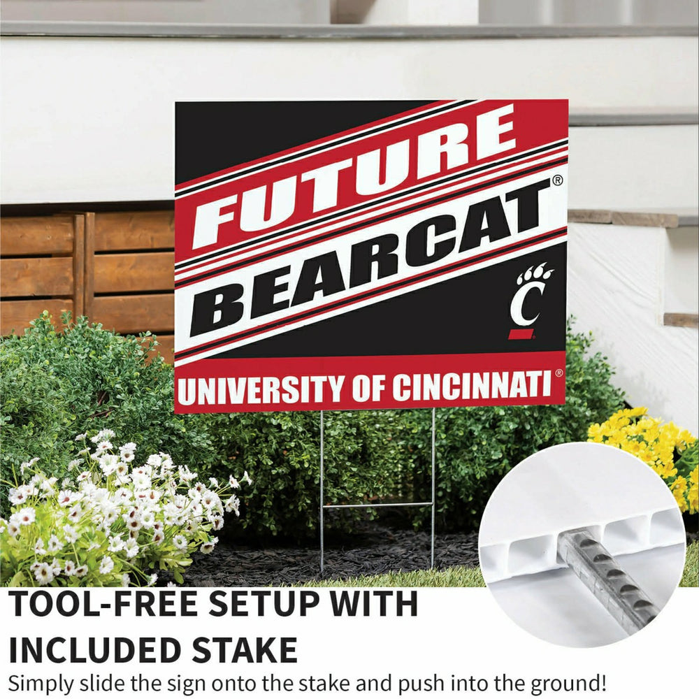 University of Cincinnati Coroplast Yard Sign, Future Student, Home