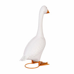 Metal Porch Goose Statue, 21"H, Home