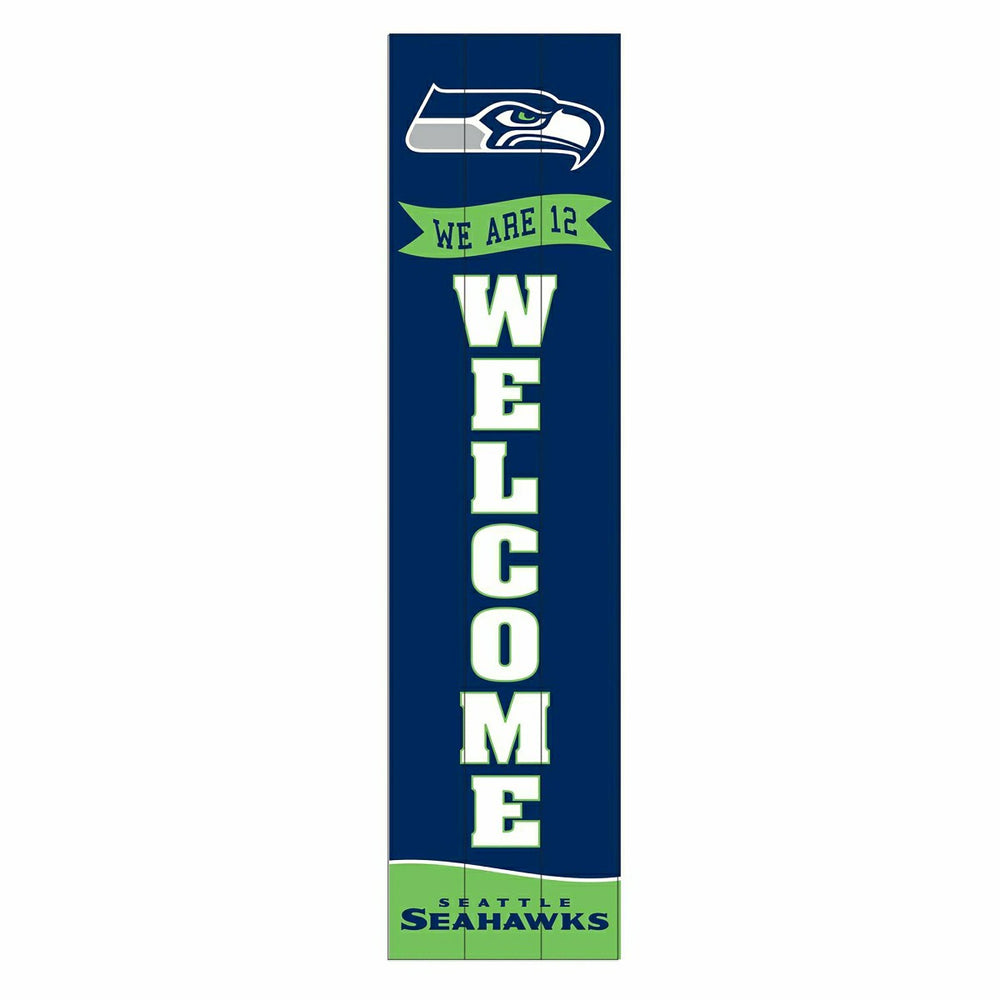 Seattle Seahawks Large Single Sided Leaner, 46", Home, NFL