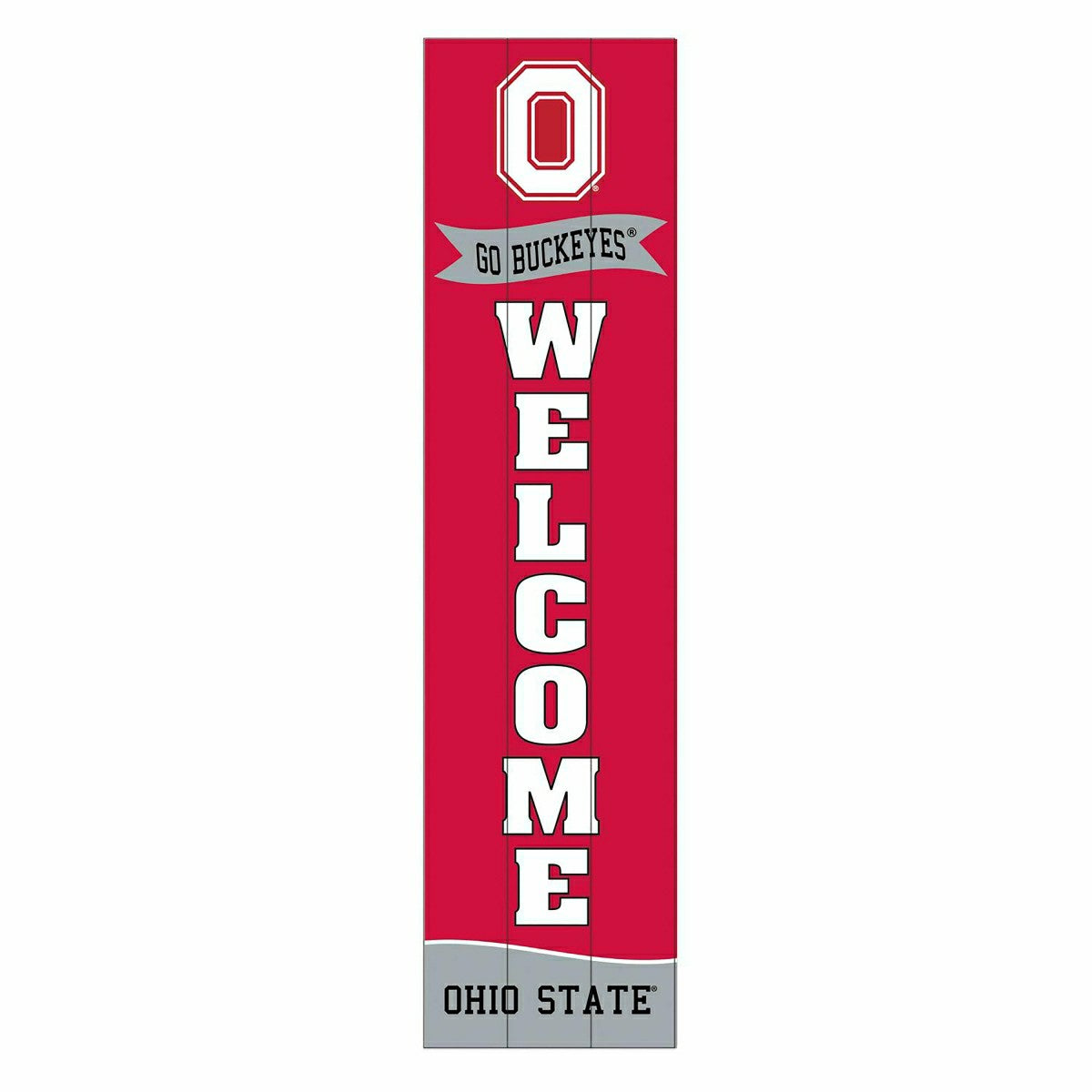 Ohio State University Large Single Sided Leaner, 46", Home, Collegiate