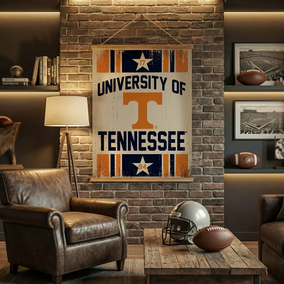 University of Tennessee, Canvas Wall Tapestry, Large, 54x36, Home, Collegiate