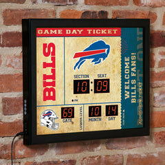 Scoreboard Wall Clock, Buffalo Bills, Home, NFL