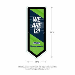 LED Wall Decor, Pennant, Seattle Seahawks, Home, NFL