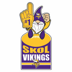 Minnesota Vikings Gnome Metal Sign 10"L x 30"H, Home, NFL