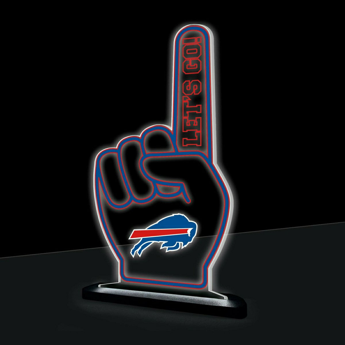 Buffalo Bills NFL Football Foam Finger Desklite LED Decor, Home, NFL